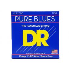 Набор струн DR Strings PURE BLUES Electric Guitar Strings - Heavy (11-50)